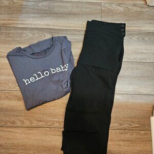 Maternity Shirt and Pants